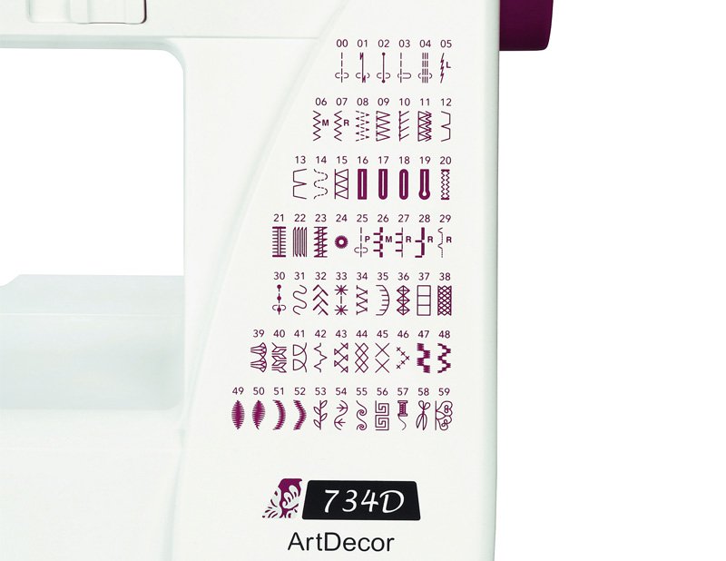 Швейная машина Janome ArtDecor 734D — изображение 9