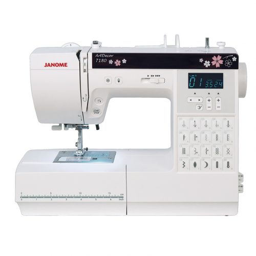 402 швейных строчек - Швейная машина Janome ArtDecor 7180
