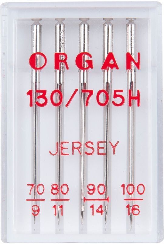 Иглы Organ джерси № 70-100 5 шт. 130/705H