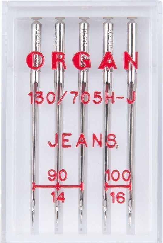 Иглы Organ для джинса № 90-100 5 шт. 130/705H-J