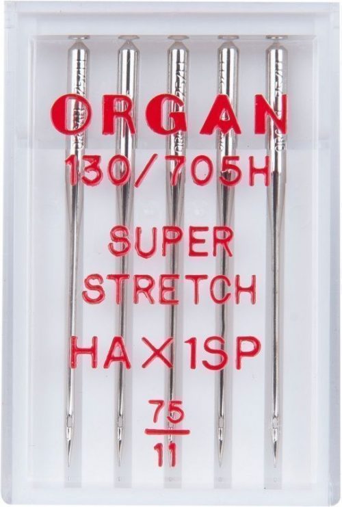 Иглы Organ супер стрейч № 75 5 шт. 130/705H  HAx1SP