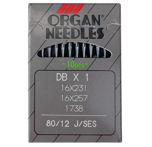 Иглы промышленные Organ DBx1 SES №80 10 шт.