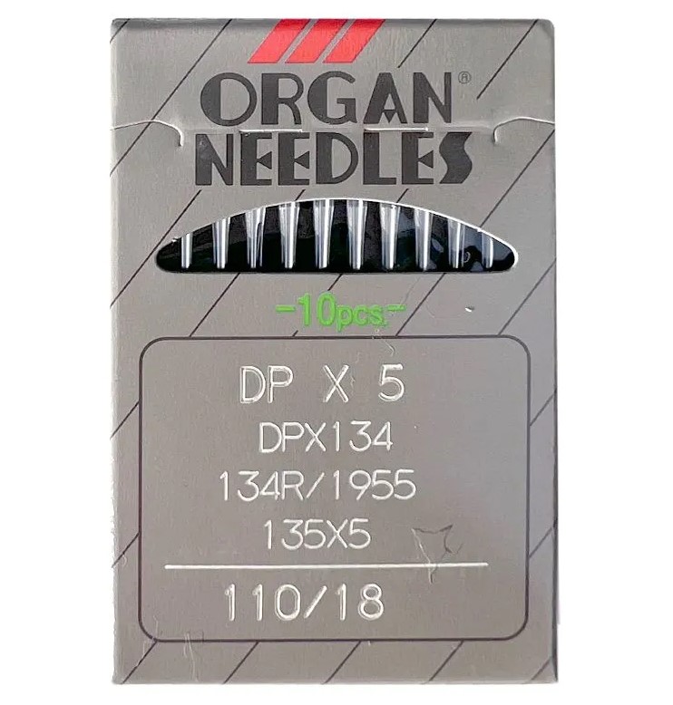 Иглы промышленные Organ DPx5 №110 10 шт.