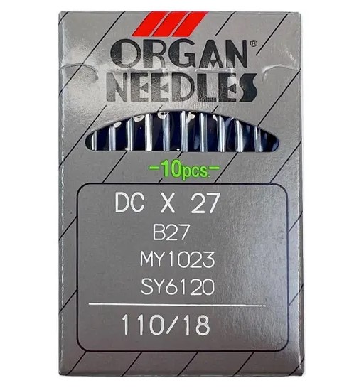 Иглы промышленные Organ DCx27 №110 10 шт.