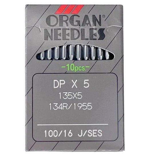 Иглы промышленные Organ DPx5 SES №100 10 шт.