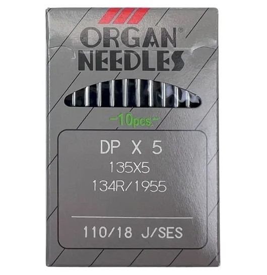 Иглы промышленные Organ DPx5 SES №110 10 шт.