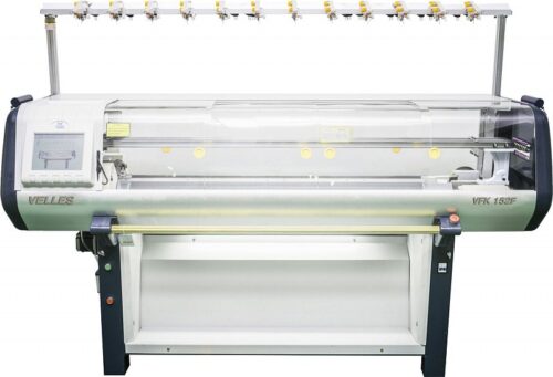 Промышленная плосковязальная односистемная машина 12 класса Velles VFK 152F 12G