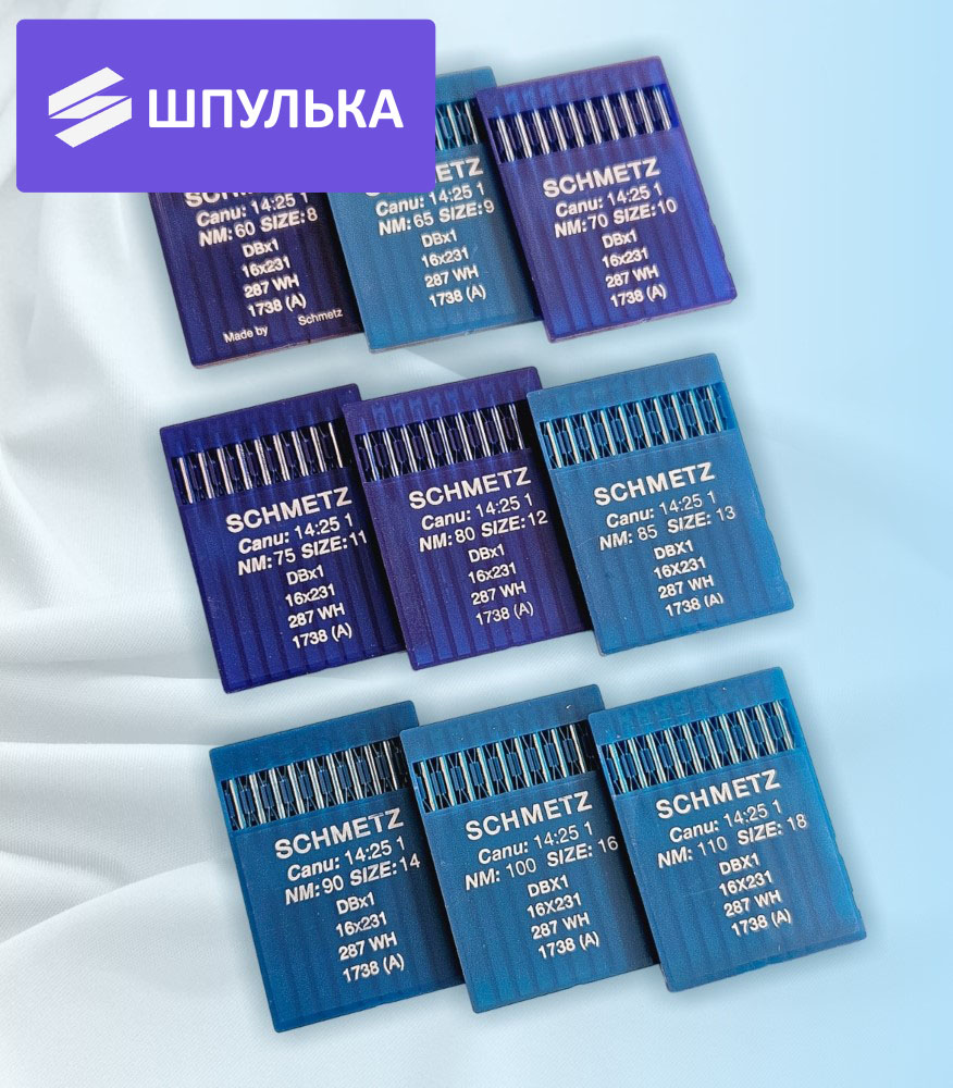 Иглы промышленные Schmetz DBx1 №75 10 шт. — изображение 4