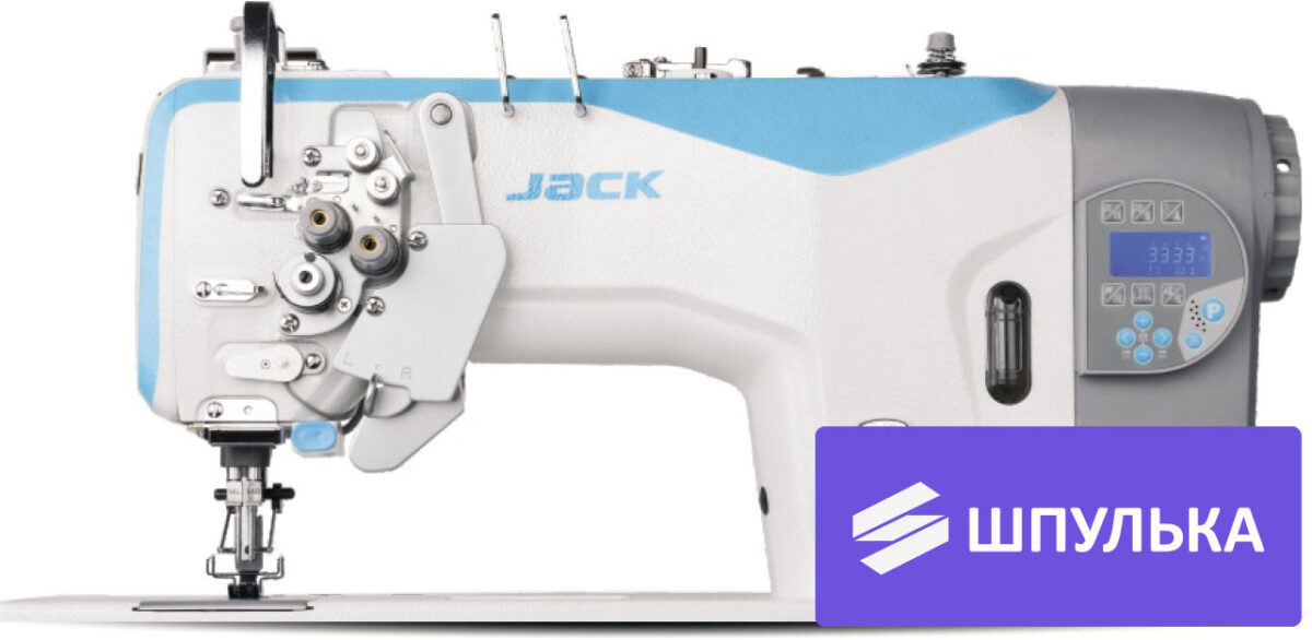 Прямострочная двухигольная промышленная швейная машина Jack JK-58420J-403E