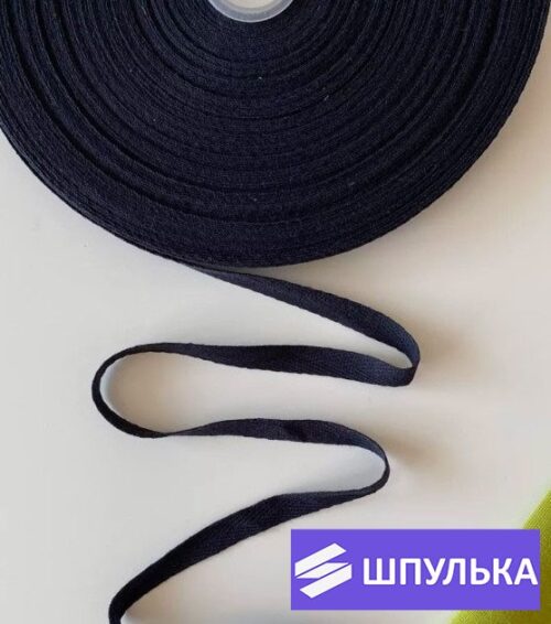 Лента киперная 10 мм, цвет: чёрный, хаки (1 м)