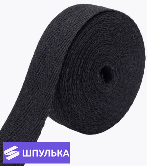 Лента киперная 20 мм, цвет: чёрный, хаки (1 м)