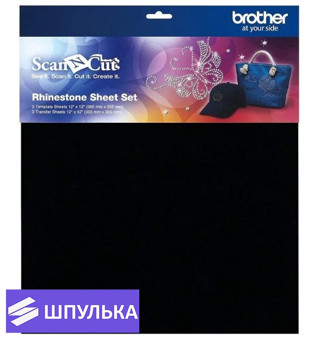 Комплект плёнок и листов для нанесения страз Brother CARSSH1