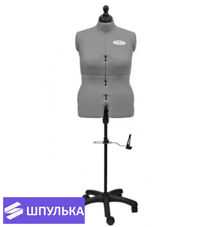 Манекен раздвижной женский Adjustoform Celine Plus L р.54-64 Silver Grey