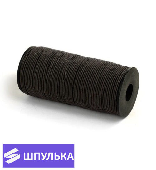 Резинка шляпная 2,5 мм, цвет: белый, черный (1 м)