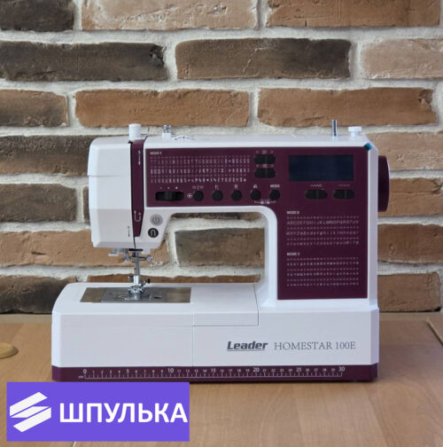Подойдёт для пошива одежды, ремонта вещей и создания текстильного декора - Швейная машина Leader HOMESTAR 100E 2026 г.