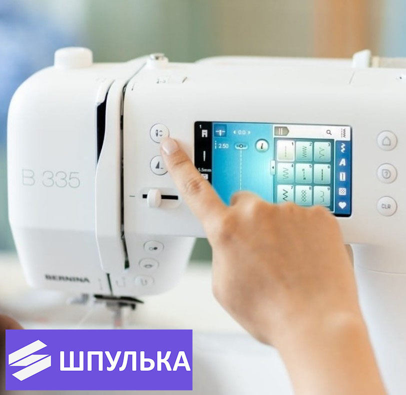 Швейная машина Bernina B 335 New - Изменение настроек строчки во время шитья. — изображение 3