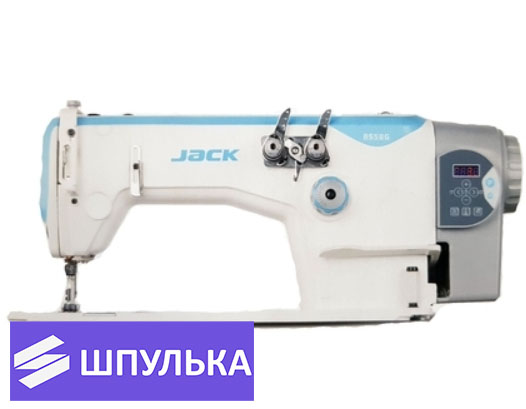Для пошива рубашек, джинс, брюк - Прямострочная двухигольная промышленная швейная машина Jack JK-8558G-2-WZ