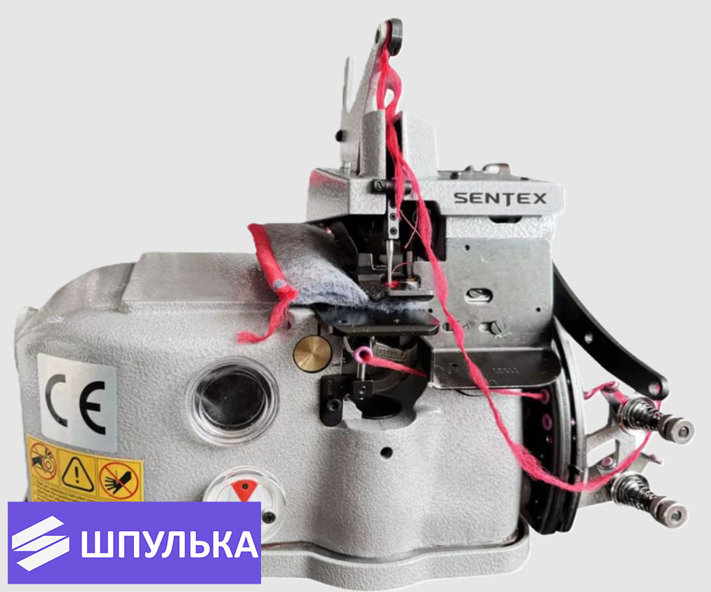 Промышленный оверлок для ковровых покрытий Sentex ST-2502K - подрезка и обмётка за один проход!